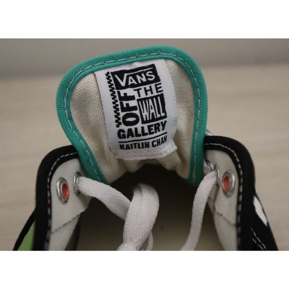 Vans x  Kaitlin Chan Men's Sz 12 Black OTW Gallery Pride Authentic Sneakers SIB - Picture 5 of 12